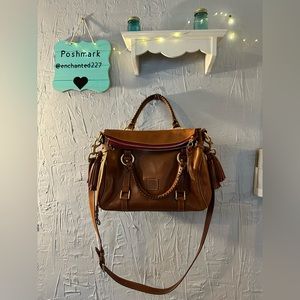 Beautiful Florentine leather satchel by Dooney and Bourke